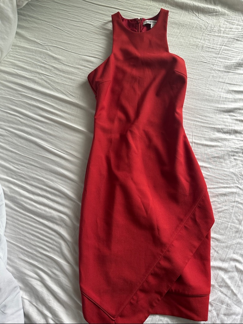 NWOT Elizabeth and James Red Midi Sheath Dress - Picture 5 of 9